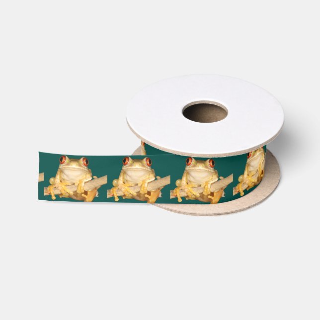 Ruban En Satin Grenouille des arbres (Bobine)
