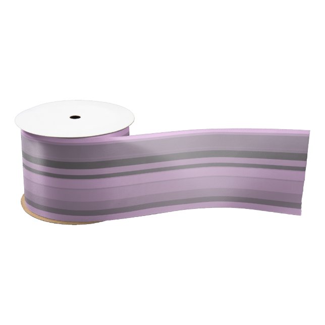 Ruban En Satin Gris pourpre (Bobine)
