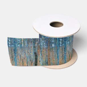 Ruban En Satin Gustav Klimt Forêt de Hêtres Art Fin Vintage