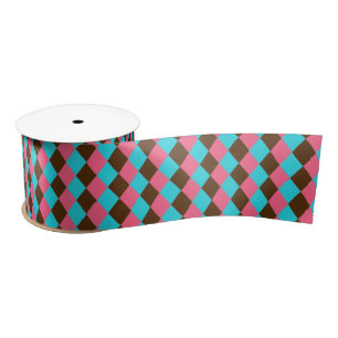 Ruban En Satin Harlequin Pâques au chocolat - SATIN RIBBON SPOOL