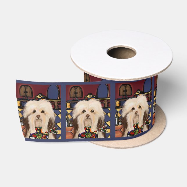 RUBAN EN SATIN HAVANAIS      (Bobine)