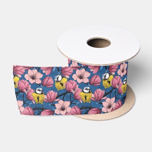 Ruban En Satin Heure du printemps (Bobine)