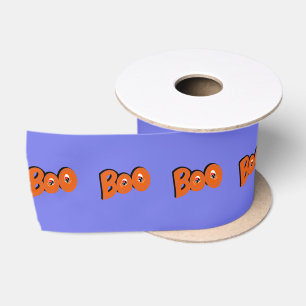 Ruban En Satin Hey Boo Je T'Ai Craigné Typographie Dessin Art