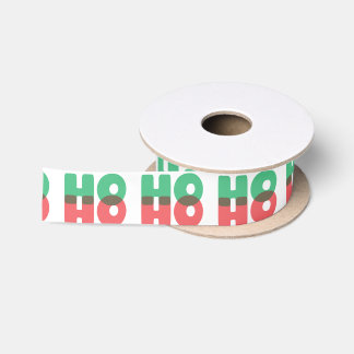 Ruban En Satin Ho Ho Ho