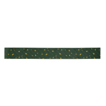 Holiday Green Yellow Star Stripe Christmas