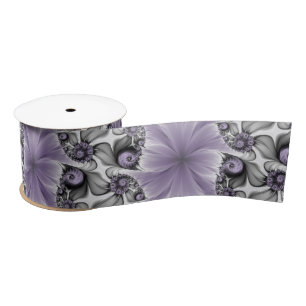 Ruban En Satin Illusion de lilas Art floral abstrait fractal Fant