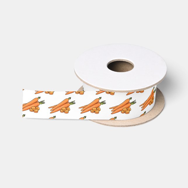 Ruban En Satin Illustration de carotte (Bobine)