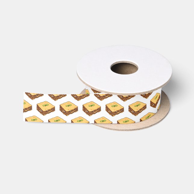 Ruban En Satin Illustration de Lasagna (Bobine)