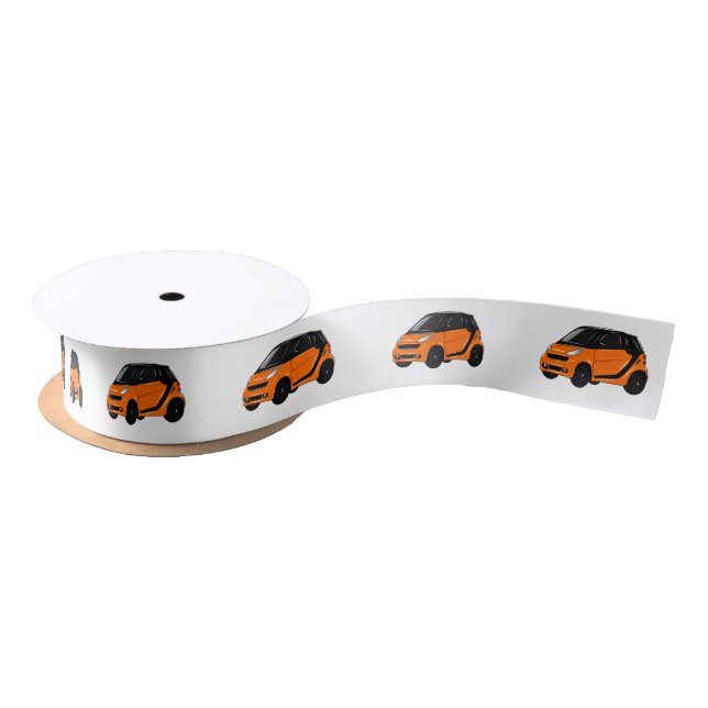 Ruban En Satin Illustration de micro-voiture (Bobine)