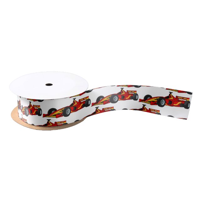 Ruban En Satin Illustration de voitures de course à grande vitess (Bobine)