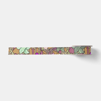 Ruban En Satin Illustration vintage du modèle floral