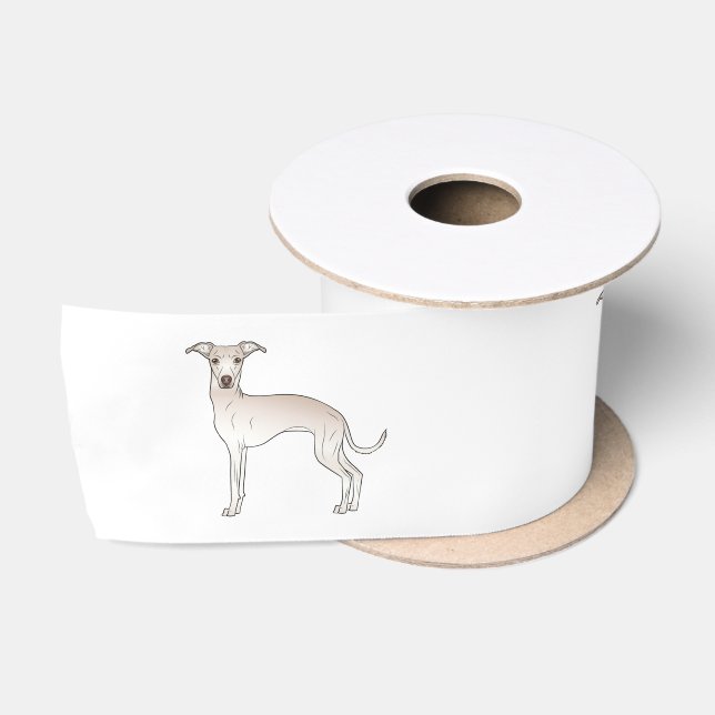 Ruban En Satin Illustrations de chien de bande dessinée Greyhound (Bobine)