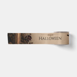 Ruban En Satin Invitation de fête Halloween gothique, Lumière de