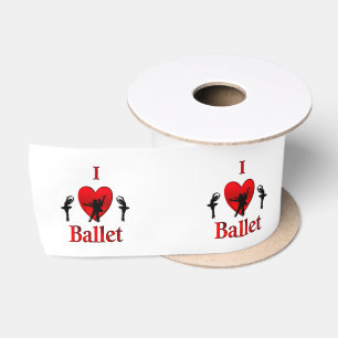 Ruban En Satin J'adore le ballet