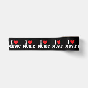 Ruban En Satin J'adore Music Lover