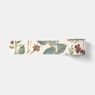 Ruban En Satin Jardin de cottage floral botanique vintage