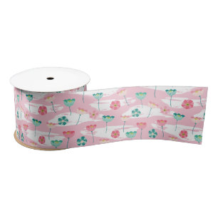 Ruban En Satin Jardin du printemps