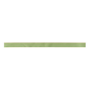 Ruban En Satin Jaune pâle, vert et Brown rayures