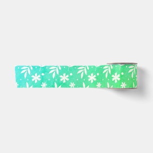 Ruban En Satin Joli Feuille vert