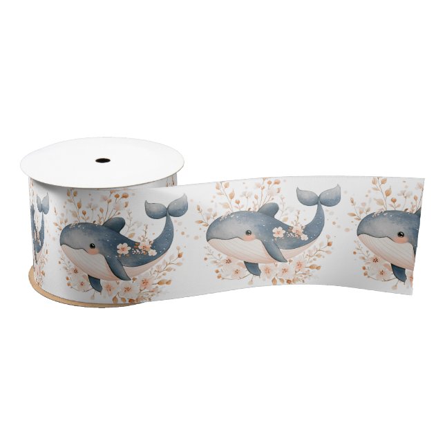 Ruban En Satin Jolie baleine (Bobine)