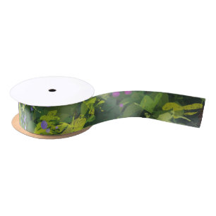 Ruban En Satin Jolie peinture artistique graphique de buisson flo