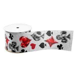 Ruban En Satin Joueur de poker Joueur de cartes de jouer costumes