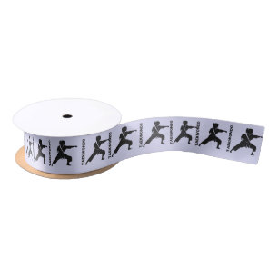 Ruban En Satin Joueur de Taekwondo, Cadeau d'anniversaire, Karate