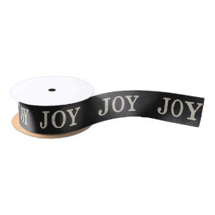 Ruban En Satin JOY (argent)