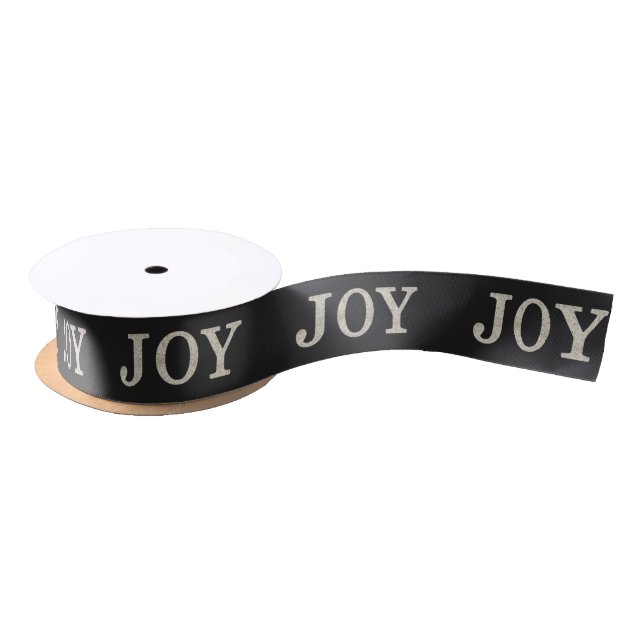 Ruban En Satin JOY (argent) (Bobine)