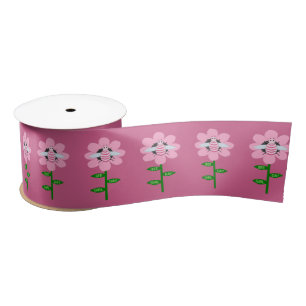 Ruban En Satin Joyeuse Bee Day Girl rose Anniversaire Bumblebee