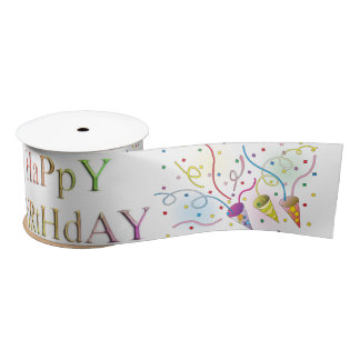 Ruban En Satin Joyeux Anniversaire