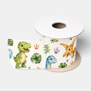 Ruban En Satin Joyeux anniversaire Dino-Mite