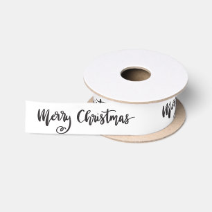 Ruban En Satin Joyeux Noël Script manuscrit