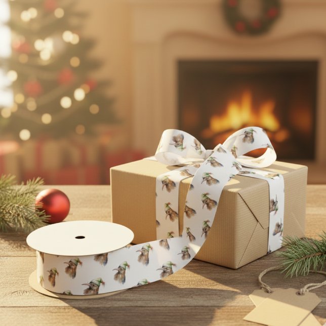 Ruban En Satin Kiwi de Noël cosy (Créateur téléchargé)