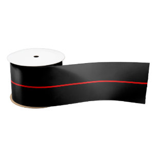 Ruban En Satin La ligne rouge mince symbolique concept sur a