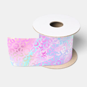 Ruban En Satin La série Léopard Iridescent Design 10