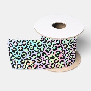 Ruban En Satin La série Léopard Iridescent Design 5