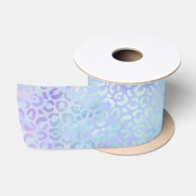 Ruban En Satin La série Léopard Iridescent Design 9 (Bobine)