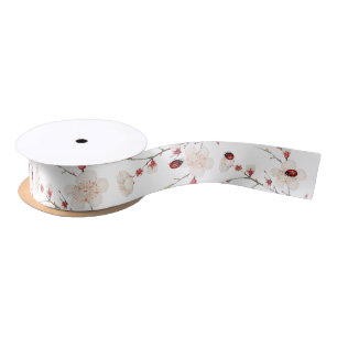 Ruban En Satin Ladybug Log Bug Floral