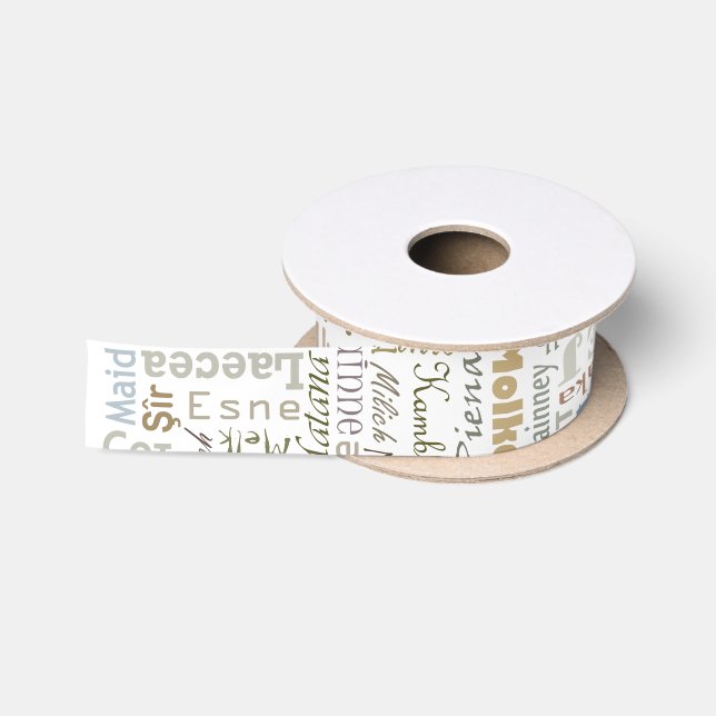 Ruban En Satin Lait (Bobine)
