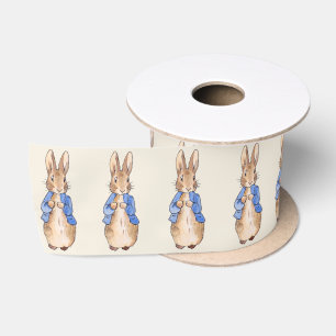 Ruban En Satin Lapin classique dans une veste bleue