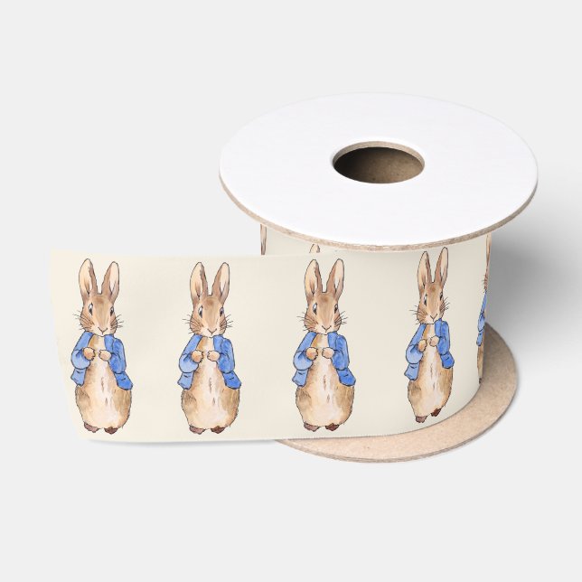 Ruban En Satin Lapin classique dans une veste bleue (Bobine)