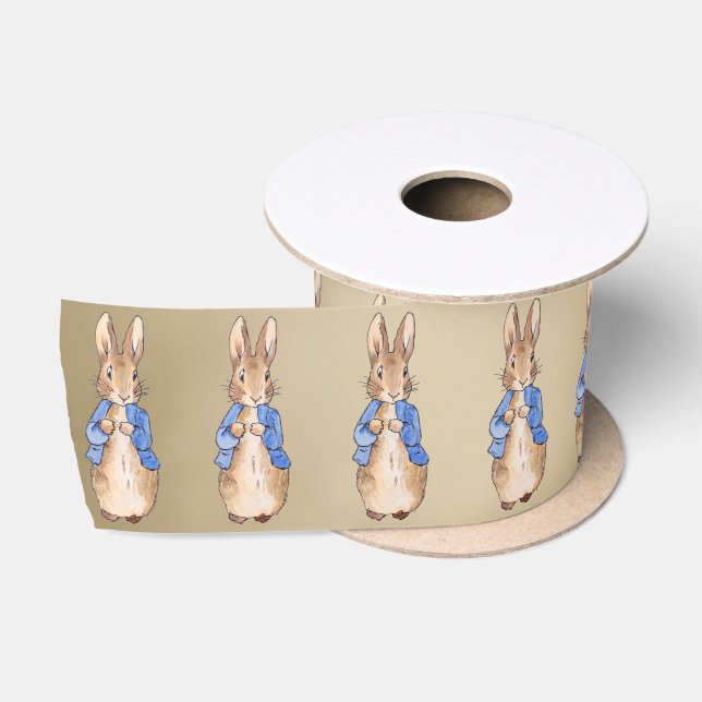 Ruban En Satin Lapin classique en veste bleue (Bobine)