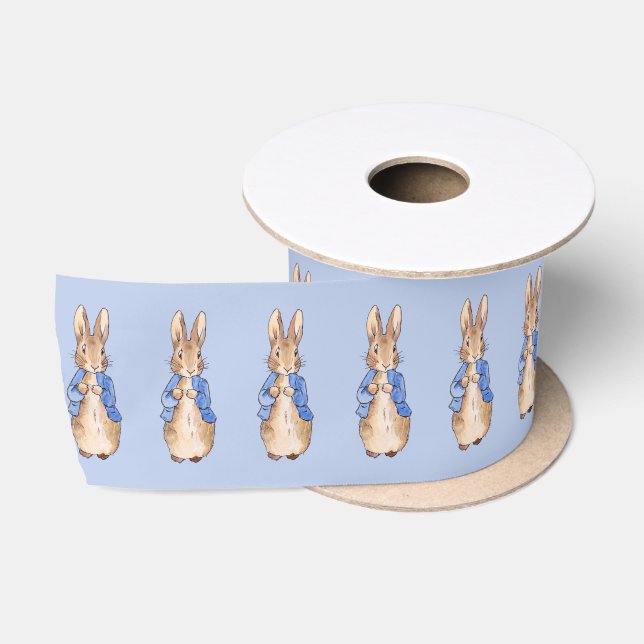 Ruban En Satin Lapin classique en veste bleue (Bobine)