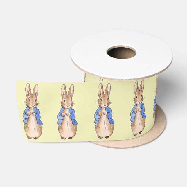 Ruban En Satin Lapin classique en veste bleue (Bobine)