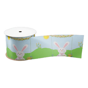 Ruban En Satin Lapin de Pâques