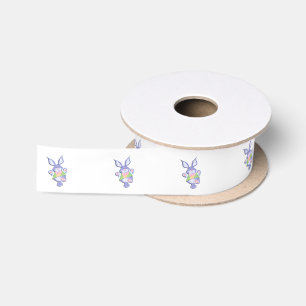 Ruban En Satin Lapin de Pâques dansant