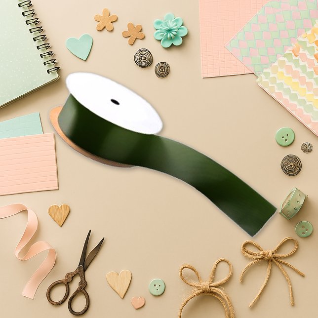 Ruban En Satin L'artisanat vert de Forêt profonde toute l'année (Créateur téléchargé)