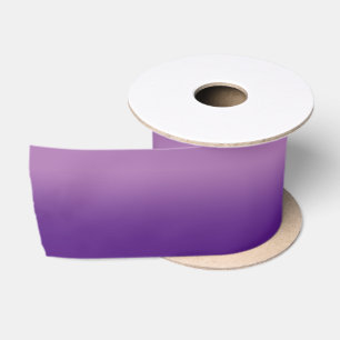 Ruban En Satin Lavande et ombre dégradée violet royal