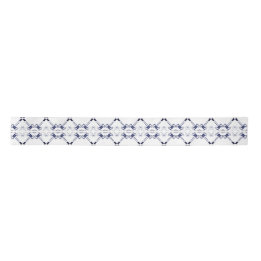 Ruban En Satin L'avocat de Navy White Gavel Satin Ribbon